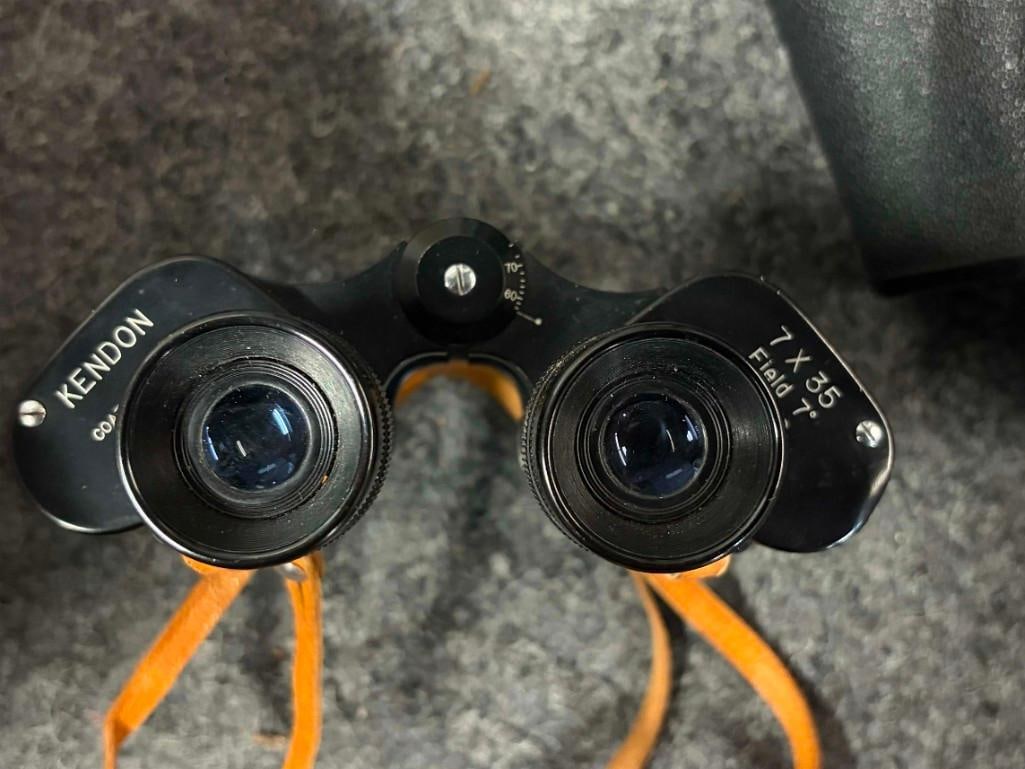 Vintage Binocular Lot Of 4 Tasco, Kendon, Usco & Aster - Japan Cased (1 of 20)