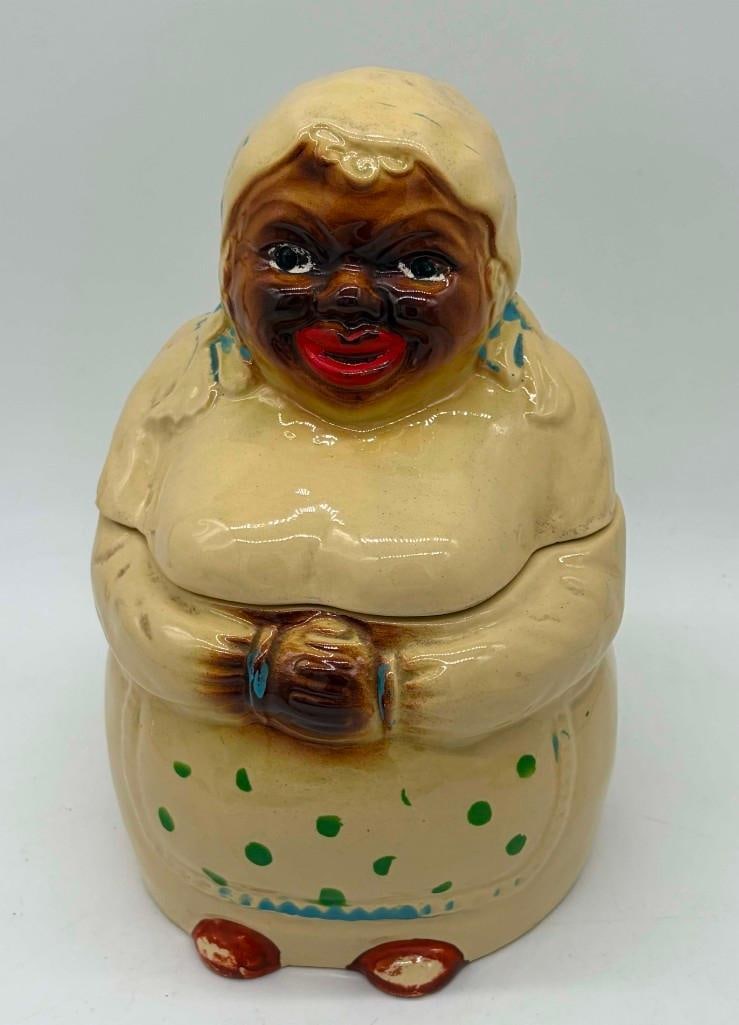 Vintage Aunt Jemima Black Americana Cookie Jar (1 of 8)