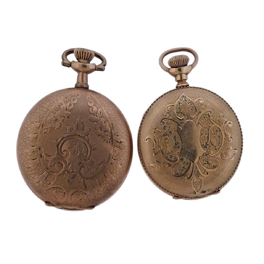 Antique Hampden Standard U.S.A. Pocket Watch Lot (1 of 10)