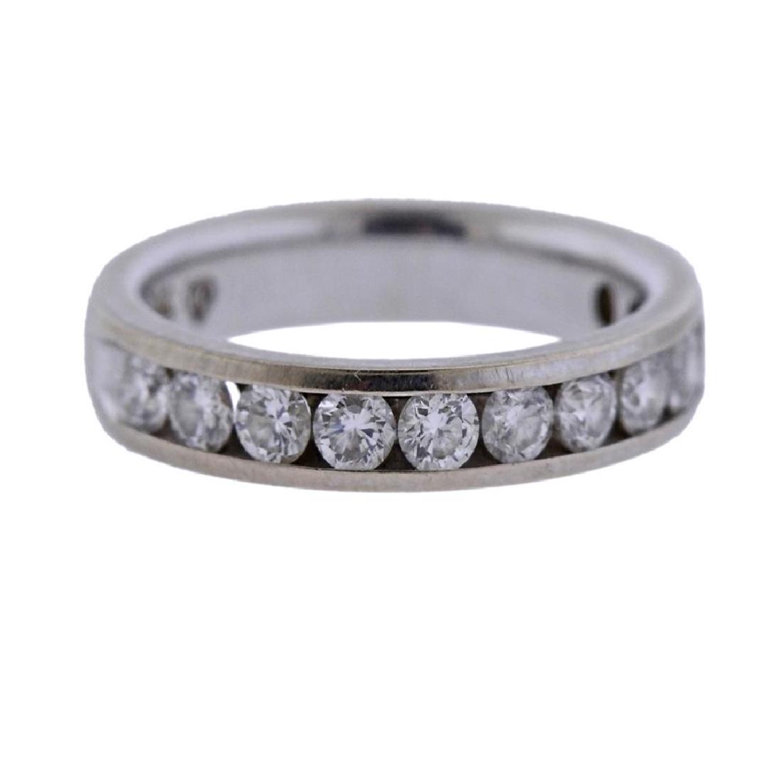 14k Gold Diamond Wedding Band Ring (1 of 4)