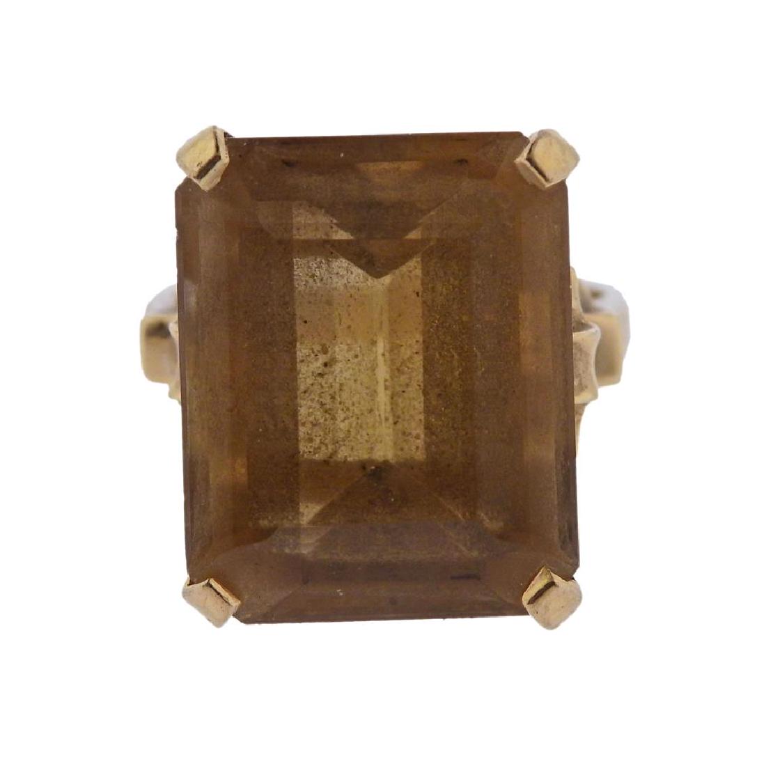 14k Gold Citrine Ring (1 of 3)