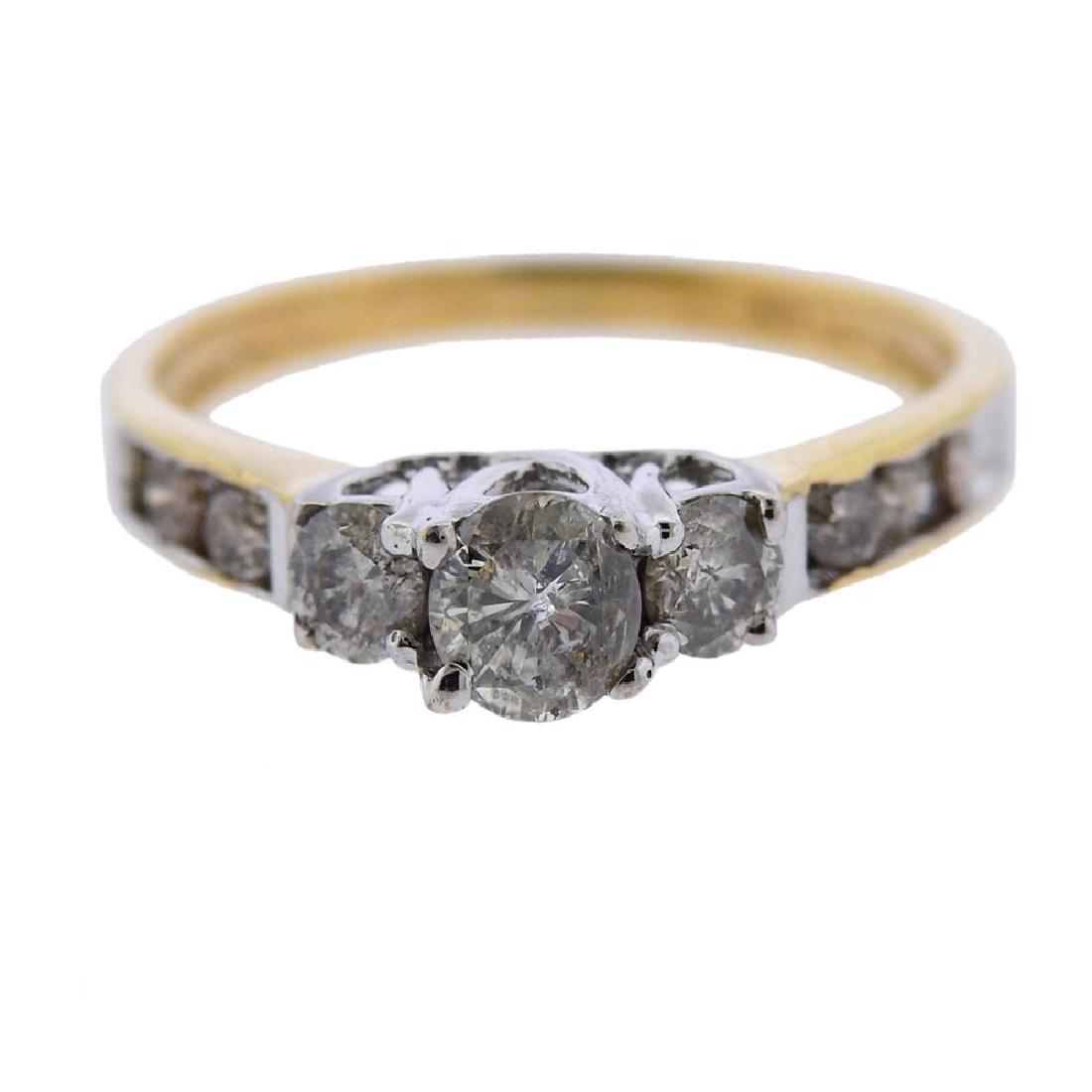 10k Gold Diamond Engagement Ring (1 of 3)