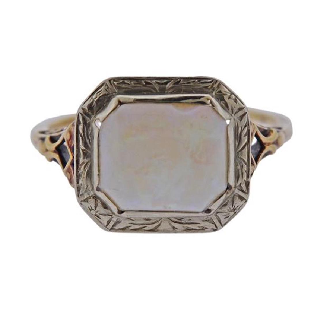 Antique 14k Gold Opal Ring (1 of 3)