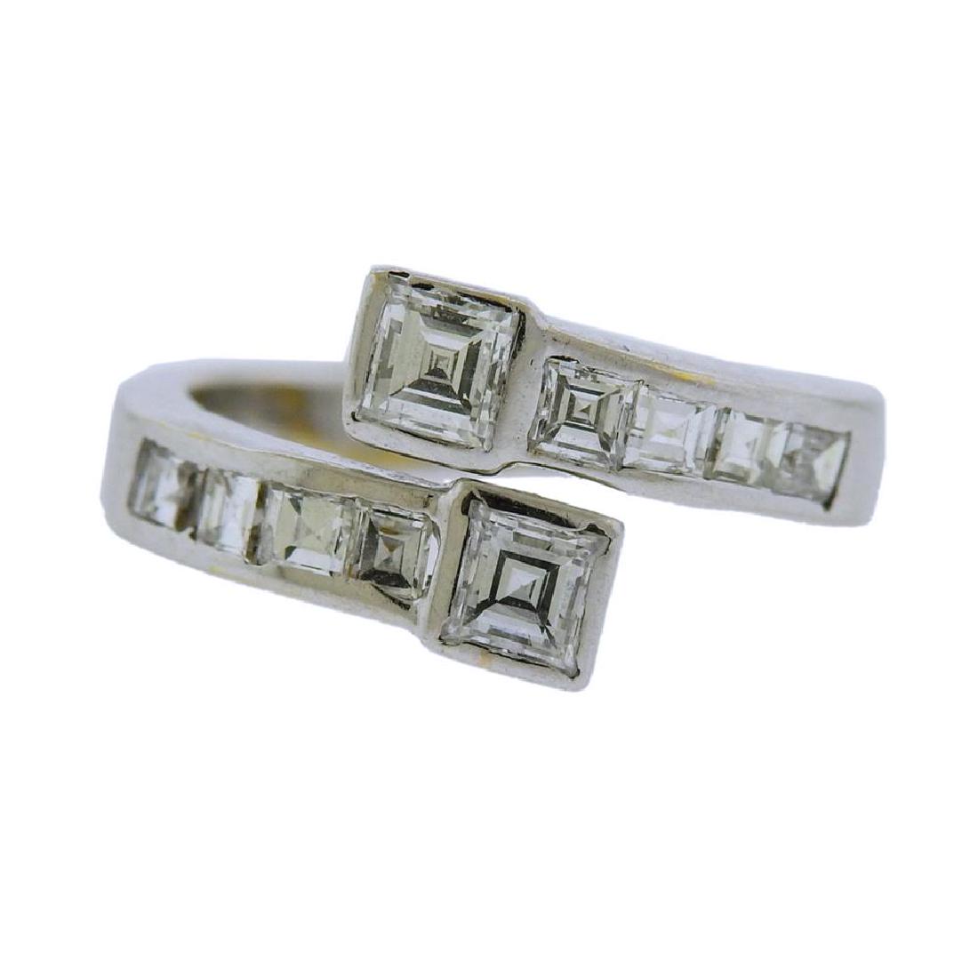 Platinum Diamond Bypass Ring (1 of 3)