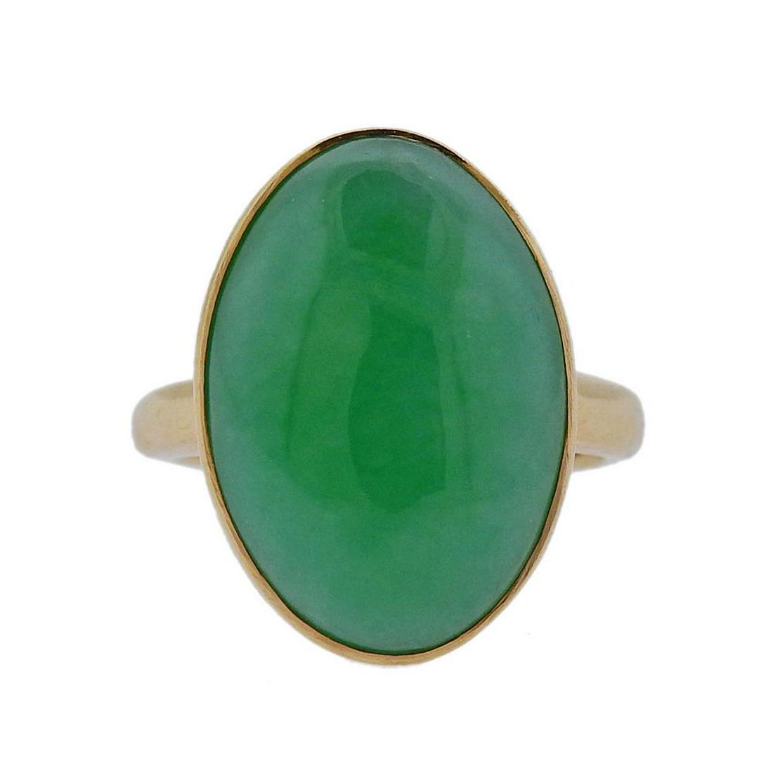 14K Gold Jade Ring (1 of 3)