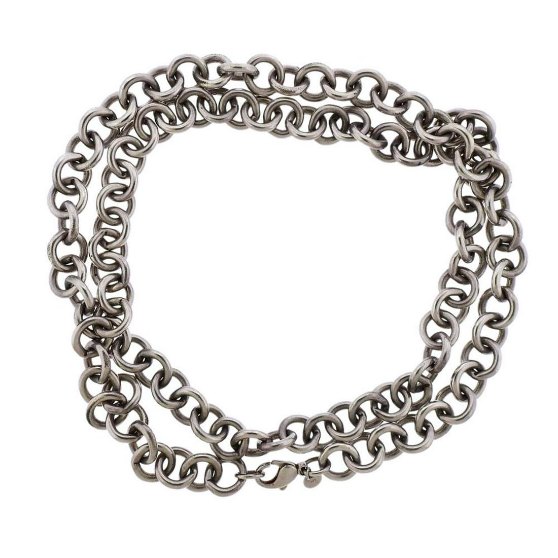 Tiffany & Co  Sterling Silver Link Necklace (1 of 3)