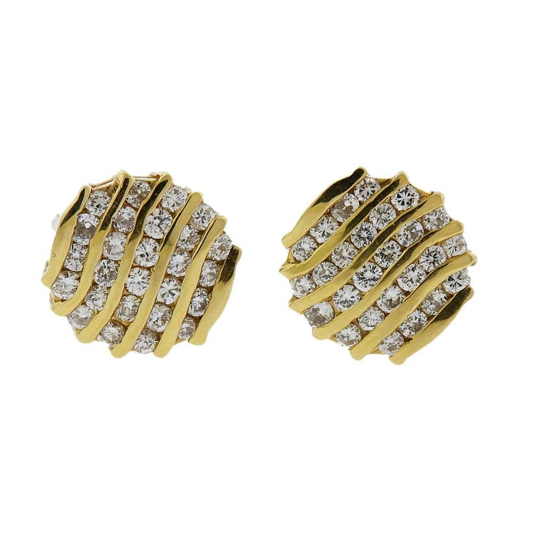 14K Gold Diamond Stud Earrings (1 of 2)