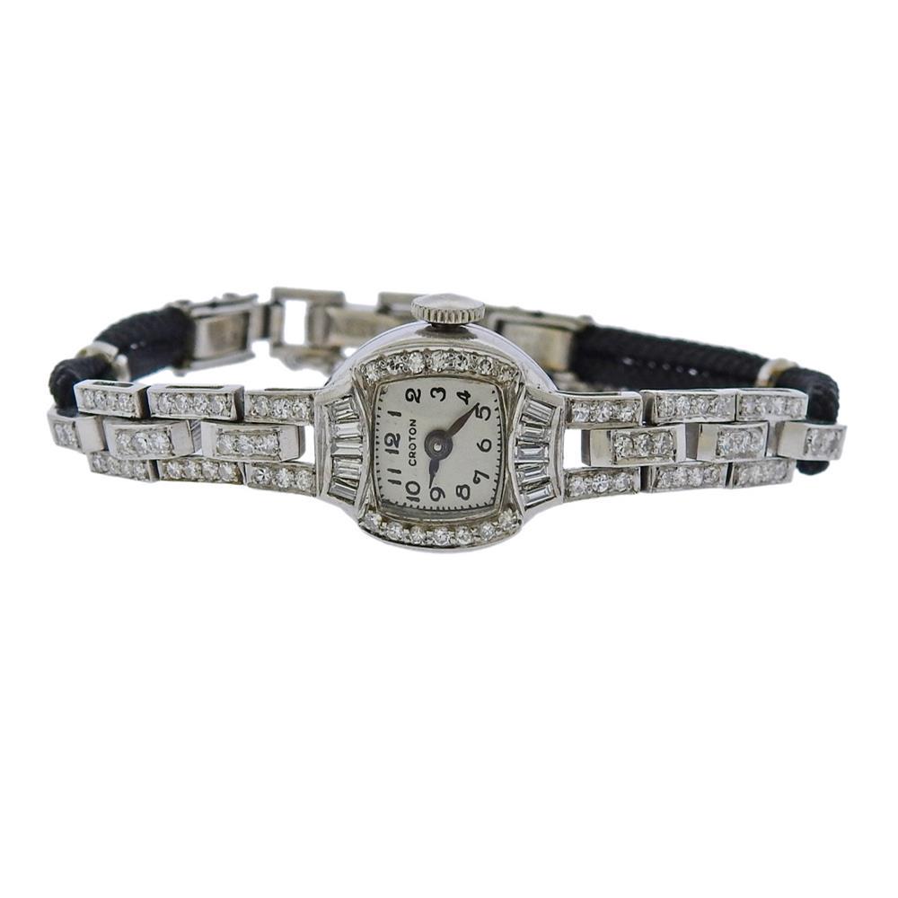 Art Deco Platinum Diamond Lady's Watch (1 of 3)