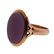 Antique Victorian 14k Rose Gold Agate Signet Ring - 2