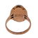 Antique Victorian 14k Rose Gold Agate Signet Ring - 3