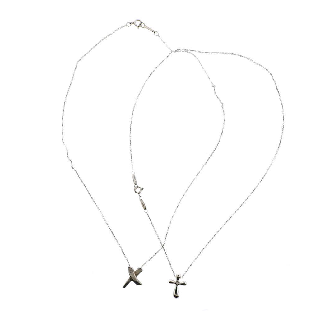 Tiffany & Co Silver Necklace 2pc Lot (1 of 3)