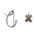 Tiffany & Co 18k Gold Silver Pendant Pin Lot of 2