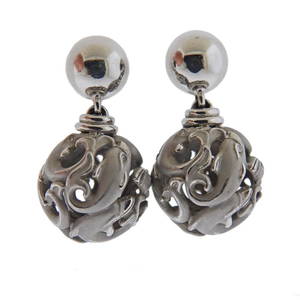 Carerra Y Carerra 18K Gold Ball Earrings