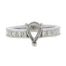 Platinum Diamond Engagement Ring Mounting