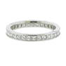 Fred Paris Platinum Diamond Eternity Band Ring 54