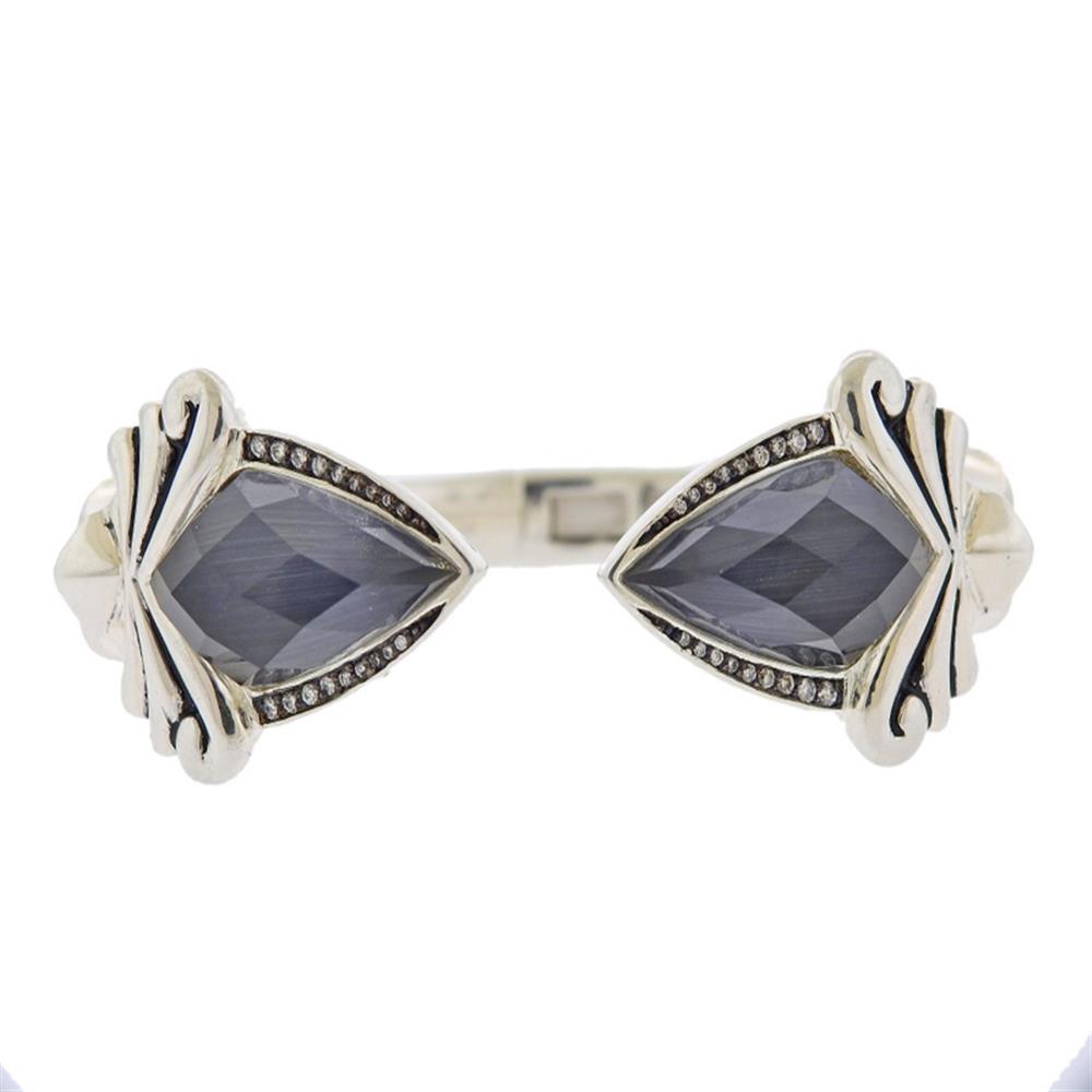 Stephen Webster Superstud Silver Diamond Gray Crystal (1 of 4)