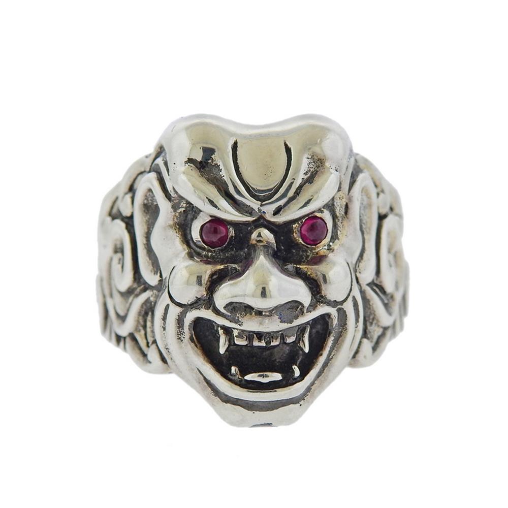 Stephen Webster Sterling Silver Ruby Japanese Warrior (1 of 5)