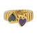 Bvlgari Bulgari Tubogas 18K Gold Peridot Amethyst Heart