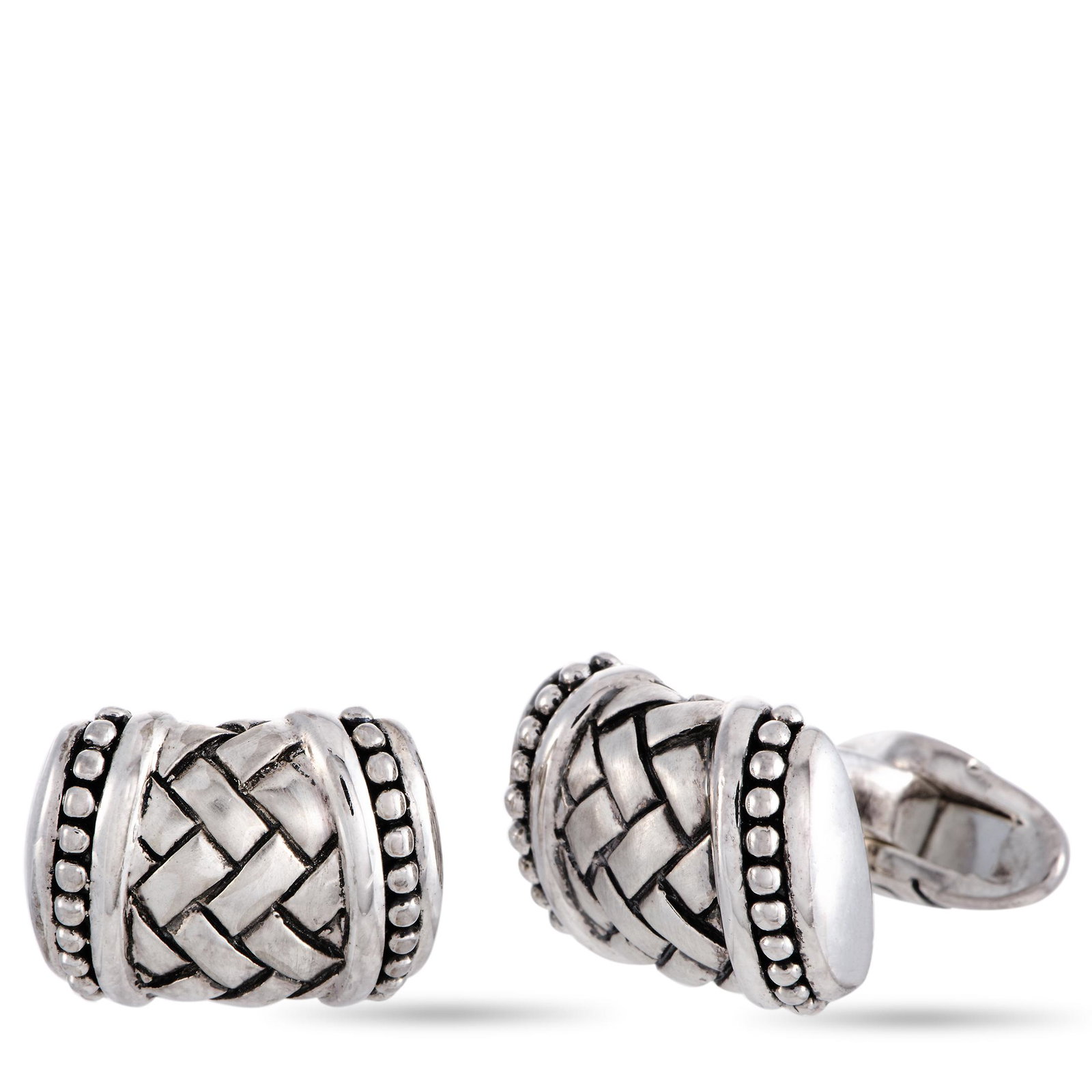 Scott Kay Sterling Silver Rectangle Cufflinks (1 of 4)