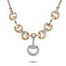 Ubaldi 18K Rose & White Gold 0.60ct Diamond Necklace