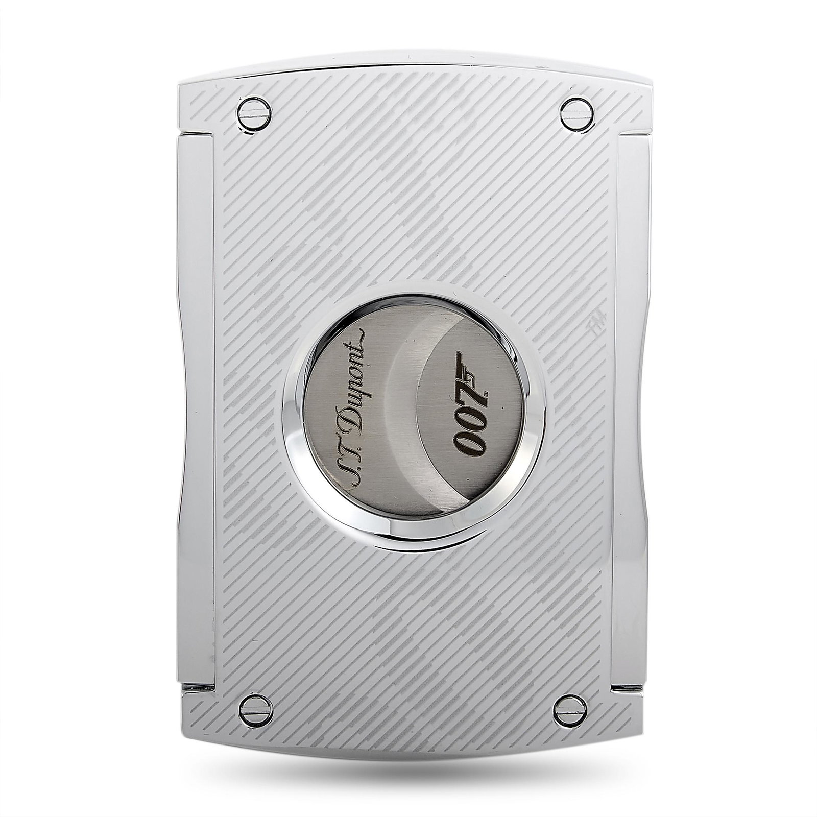 S.T. Dupont Maxijet James Bond 007 Cigar Cutter: This S.T. Dupont limited edition cigar cutter is created as an homage to the iconic fictional British agent James Bond, and its design is based on the famous 007 logo. The cutter comes in chrome and w