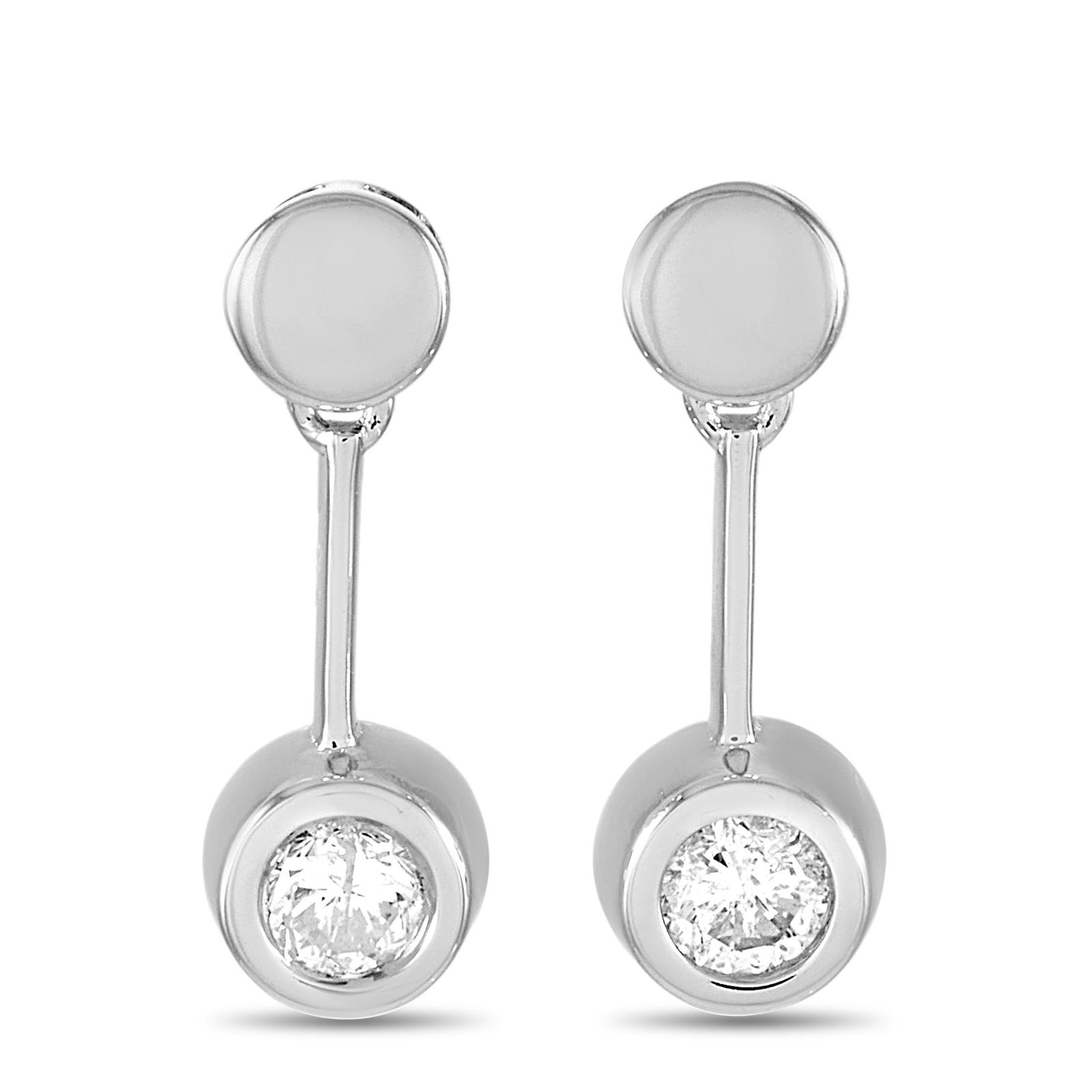 14K White Gold 0.25 ct Diamond Earrings (1 of 3)