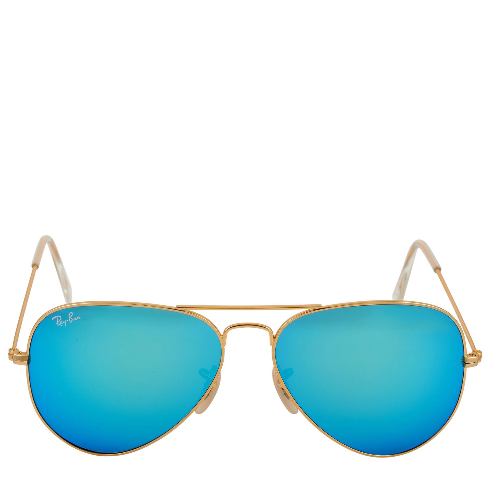 Ray Ban Aviator Large Sunglasses Green Flash Lenses (1 of 3)