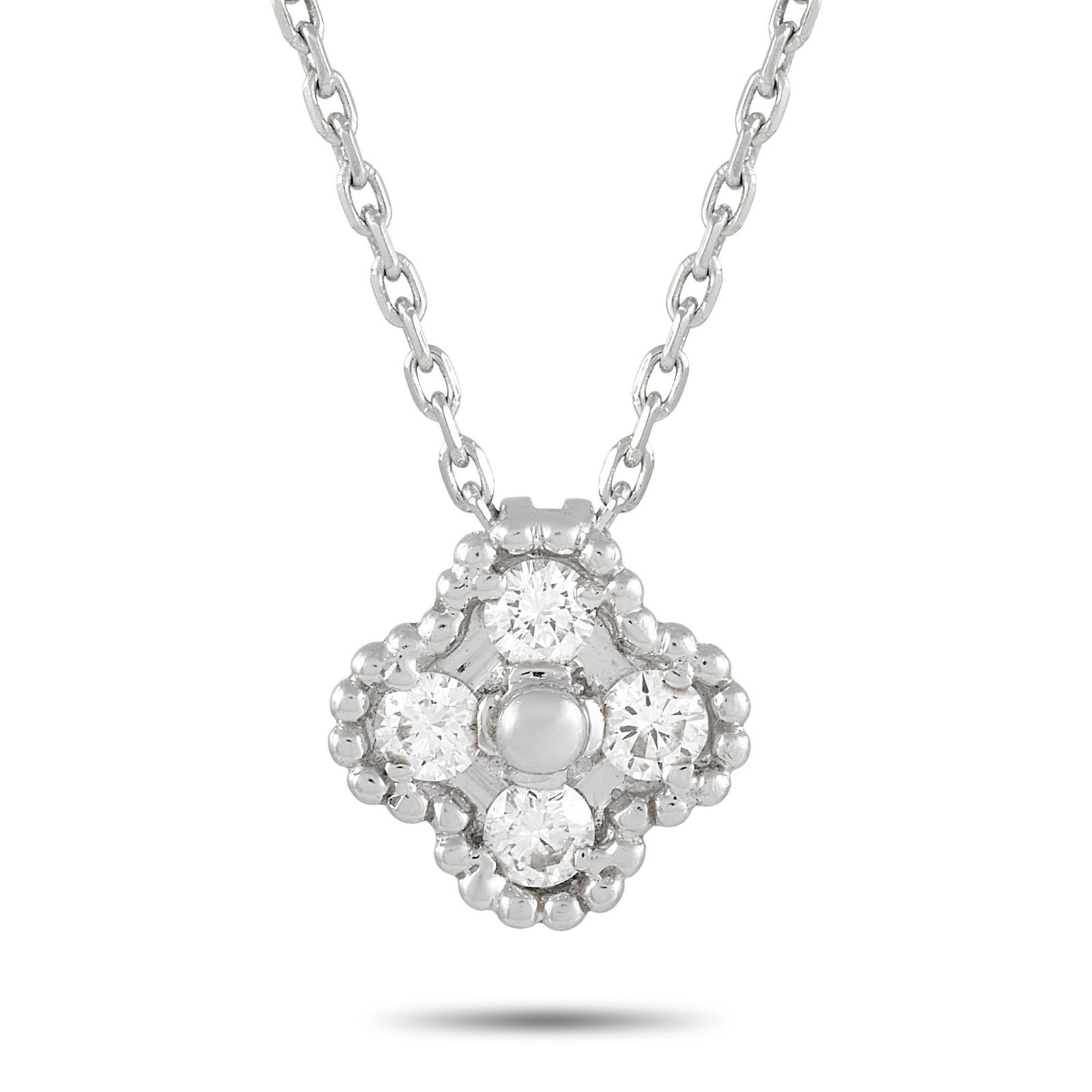 Van Cleef & Arpels Alhambra 18K WG Necklace (1 of 4)