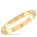 Cartier LOVE 18K YG Bracelet / Screwdriver Size 16