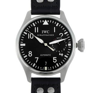 IWC Big Pilot's Watch IW500401: Like a largesized timekeeper Then the IWC Big Pilot's Watch IW500401 is for you. This Swissmade watch features a 46.2mm round case in stainless steel with 15.8mm thickness. It comes paired with an