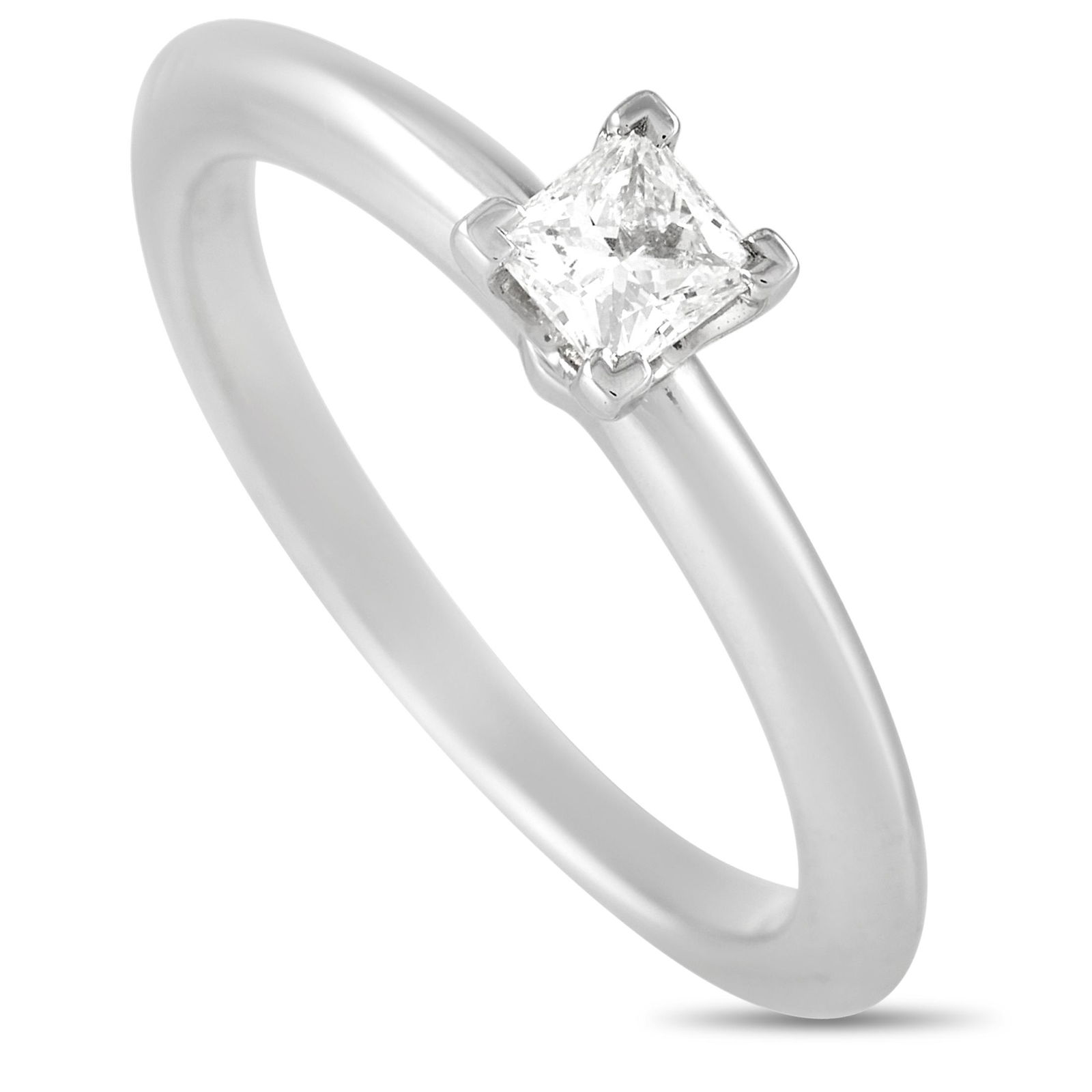 Tiffany & Co. Solitaire Platinum .20ct Ring (1 of 5)