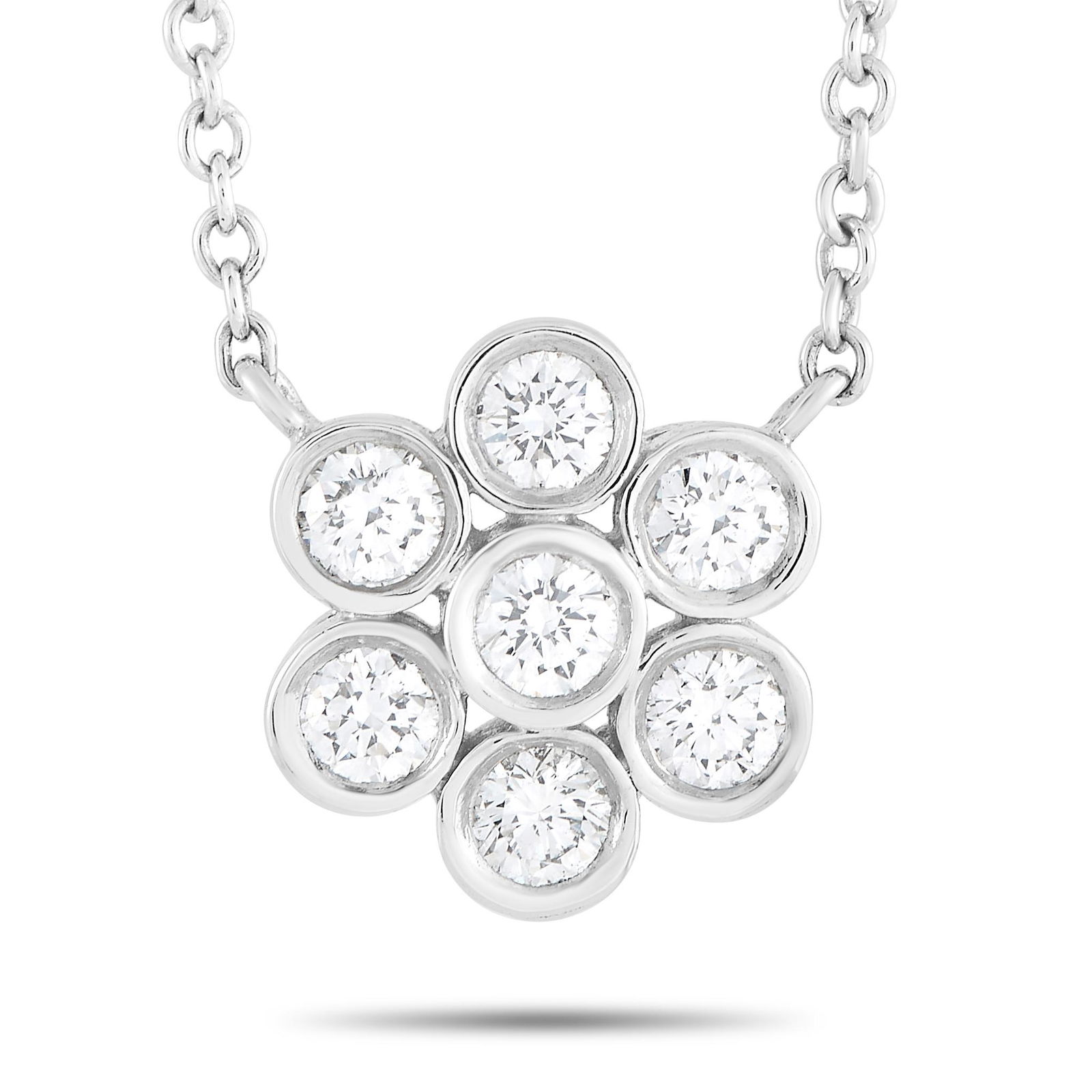 Tiffany & Co. Platinum .25 Diamond Necklace (1 of 4)