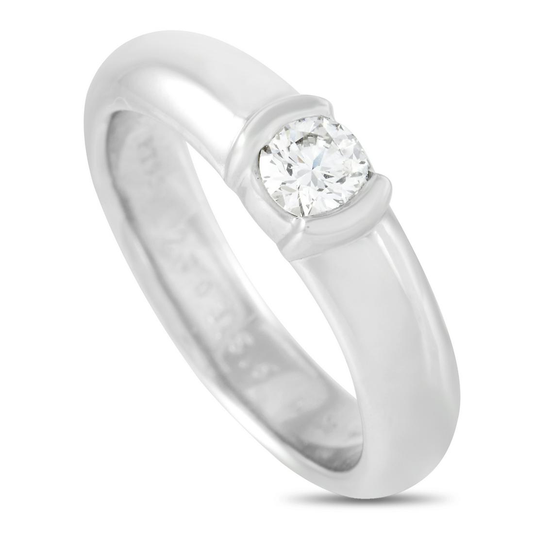 Tiffany & Co. Platinum .21ct Diamond Ring - 4.0 (1 of 5)