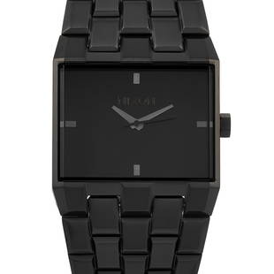 3 Pack - Nixon Ticket II All Black 34mm Watch: This Nixon Ticket II All Black 34mm Watch, reference number A1262001, features a black stainless steel case measuring 34 mm. The watch is presented on a matching black stainless steel bracelet. The