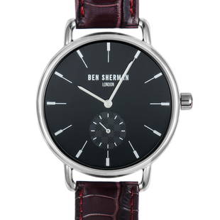 3 Pack - Ben Sherman Watch WB063BBR: The astonishing minimalism and absolute refinement of the tasteful appearance produce an enticing aura of traditional elegance and timeless style in this exquisite timepiece from Ben Sherman which