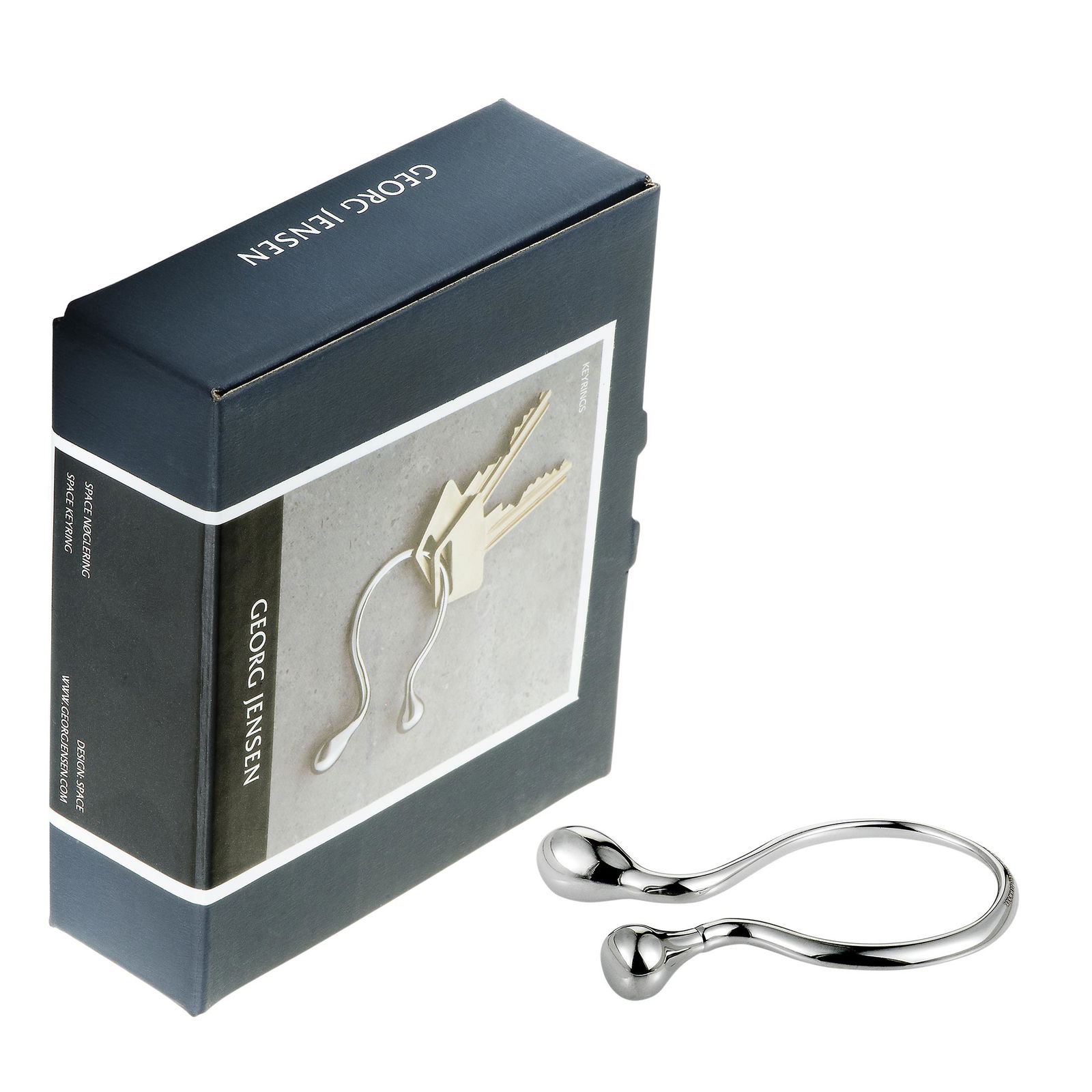 3 Pack - Georg Jensen Stainless Space Keyring (1 of 2)