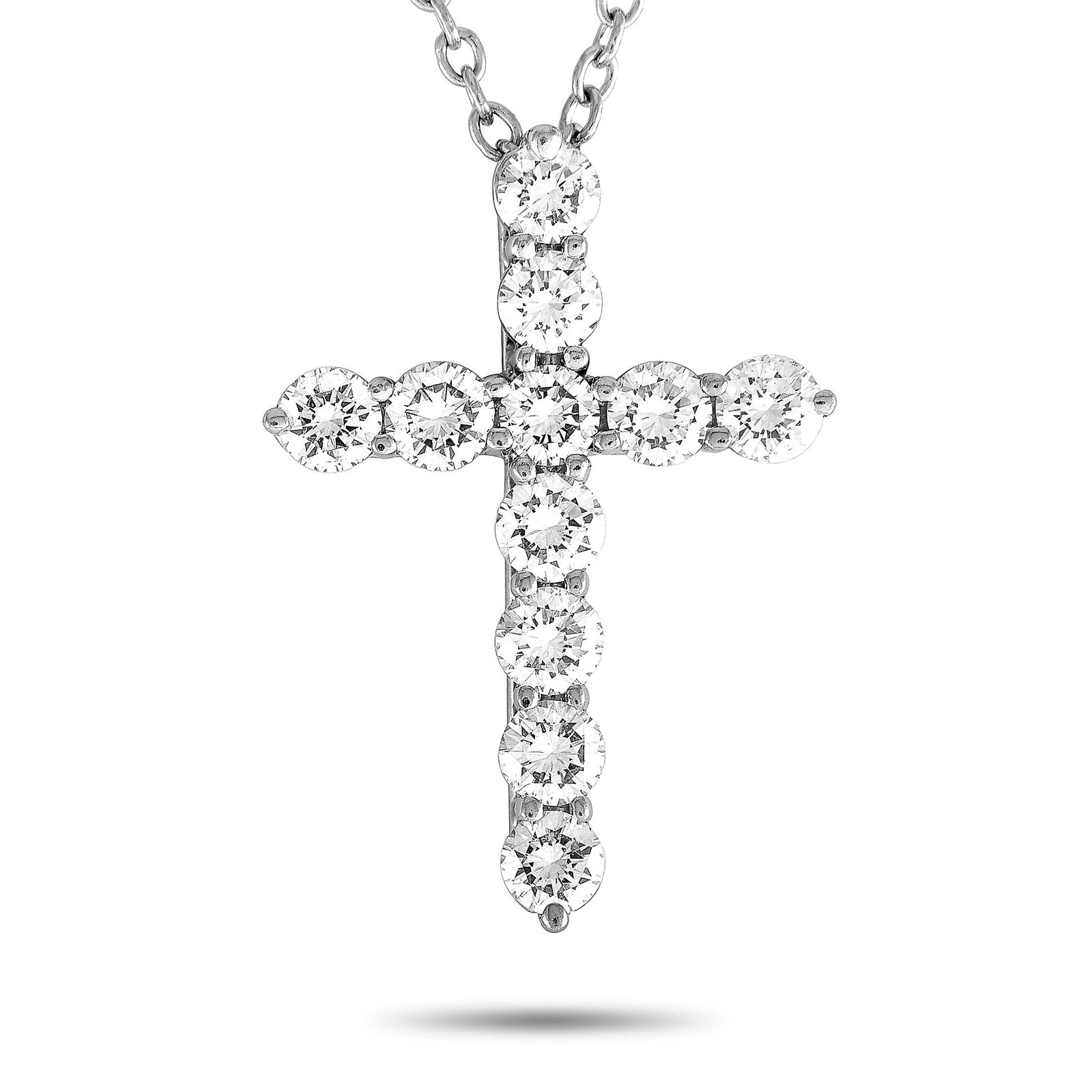 Tiffany & Co. Platinum .42ct Diamond Necklace (1 of 5)