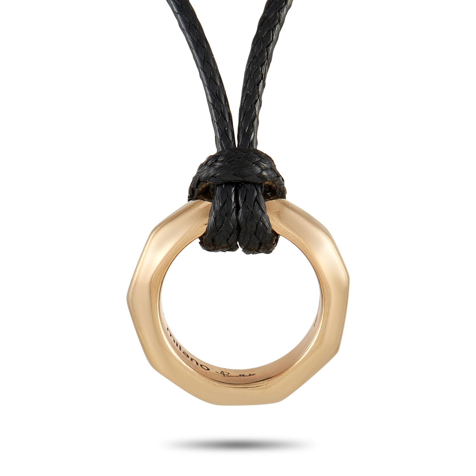 Pomellato Milano 18K Rose Gold Circle Necklace (1 of 5)