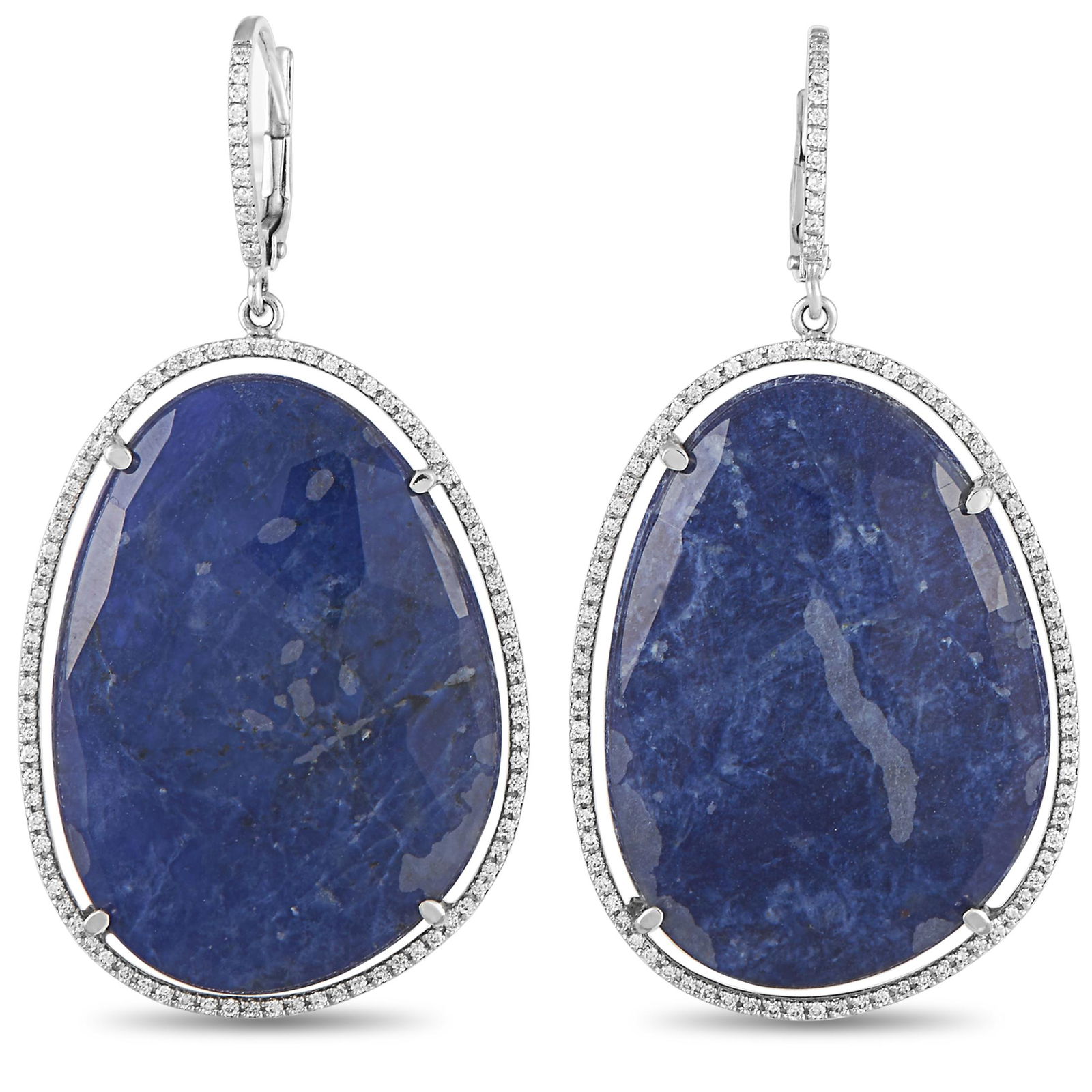 Zoccai 18K WG 0.95 ct Diamond Earrings (1 of 4)