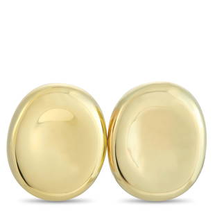 Angela Cummings 18K Yellow Gold ClipOn Earrings: A bold, minimalist aesthetic makes these earrings from Angela Cummings impossible to ignore. A beautiful, gently curved shape and lustrous 18K Yellow Gold combine to create a jewelry piece that truly