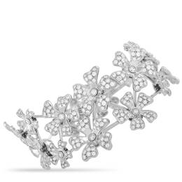 De Beers 18K WG 7.00 Carat Diamond Bracelet