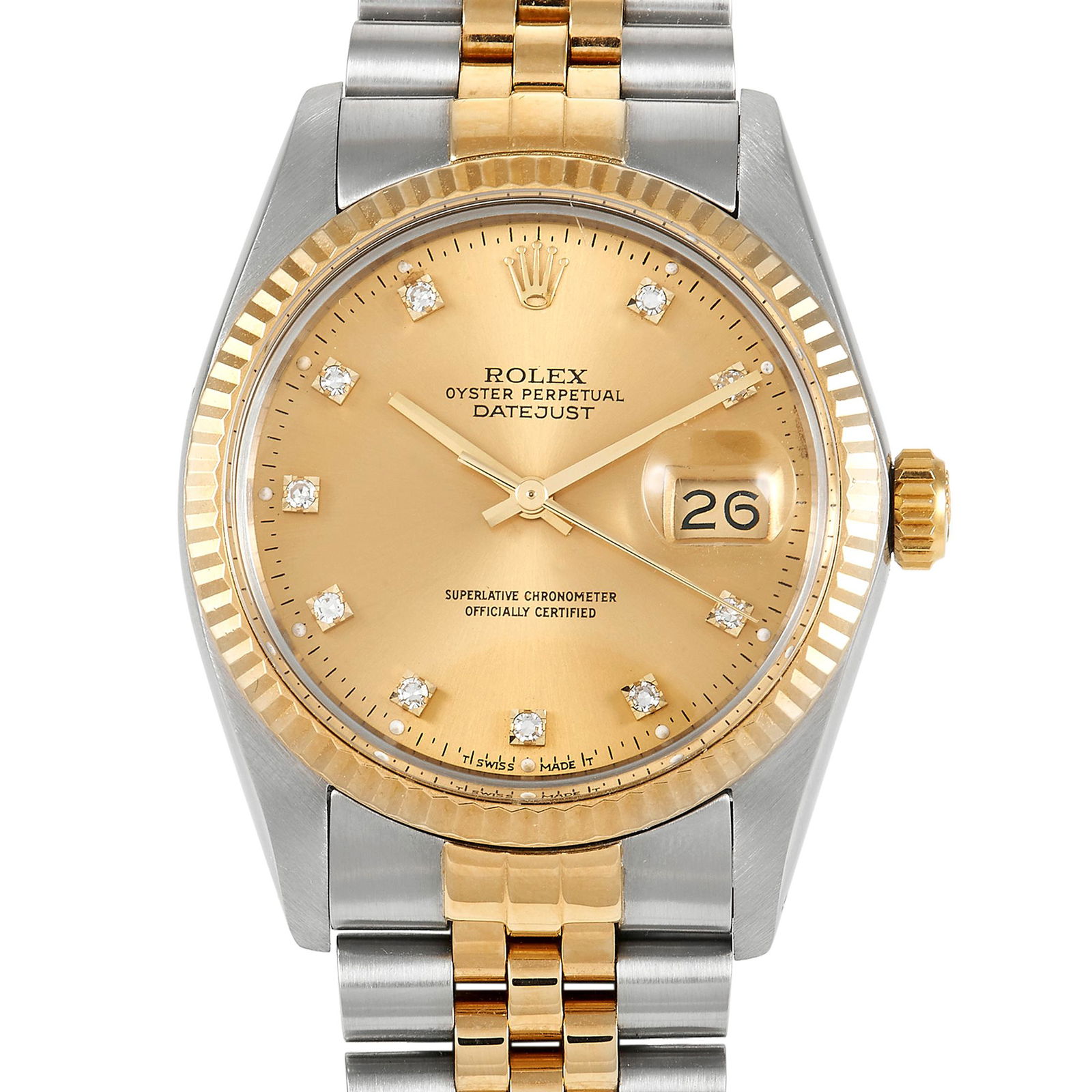 Rolex Datejust 36 Gold Diamond Jubilee Watch (1 of 5)