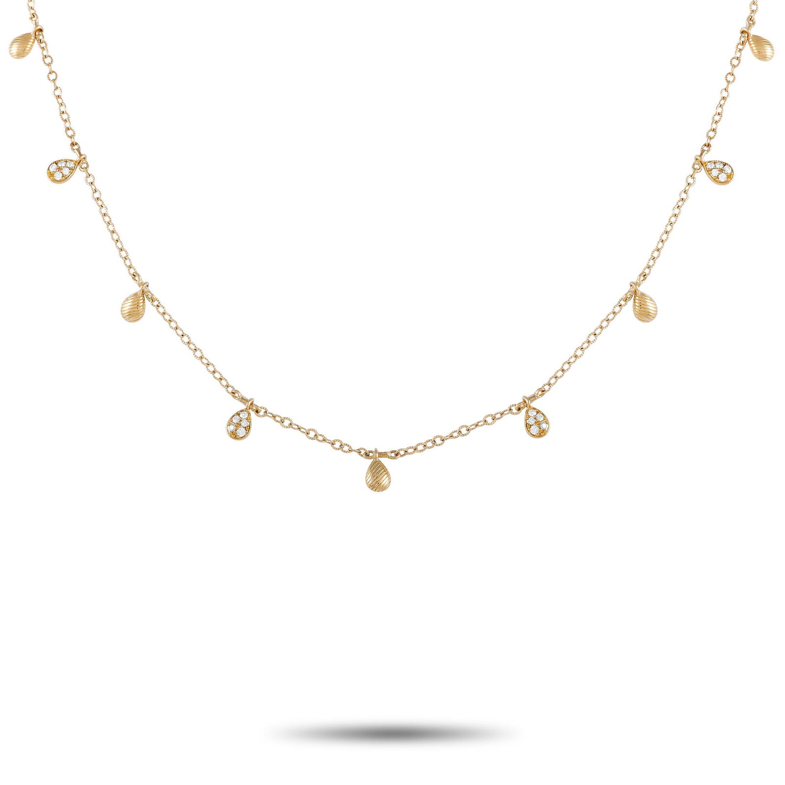 Judith Ripka 14K Yellow Gold 0.16 ct Diamond Necklace (1 of 3)