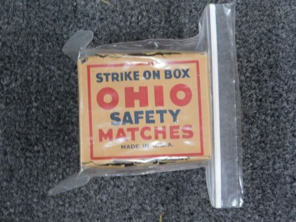 ohio strike one box safety matches (1 of 2)