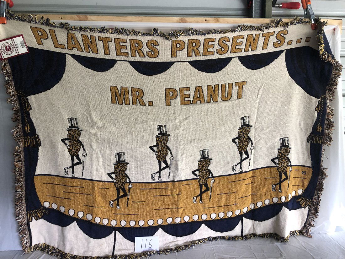 Planters Peanut/ Mr. Peanut throw (1 of 1)