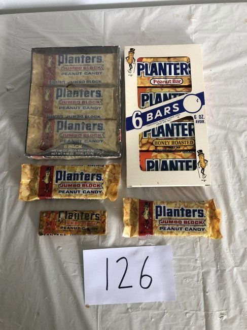 Planters Peanut jumbo block candy bars unused (1 of 4)