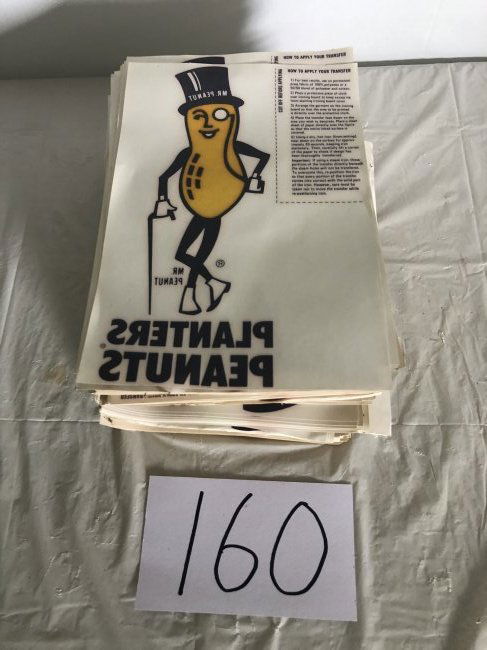 large stack of  Mr. Peanut heat transfers (1 of 2)