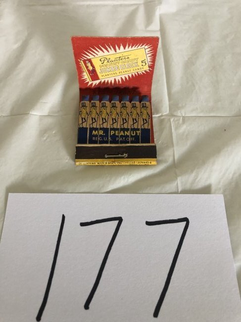 early planters peanut book of matches unused (1 of 3)