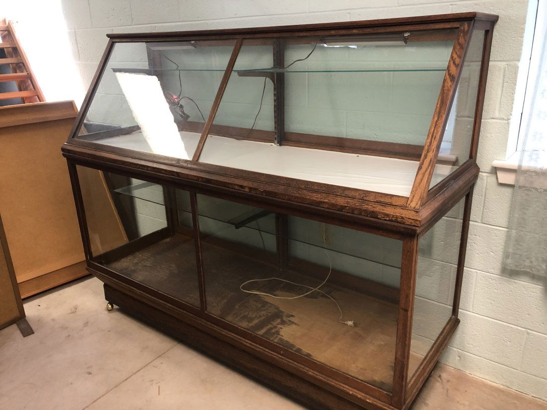 Oak General Store Two Piece Showcase (1 of 3)