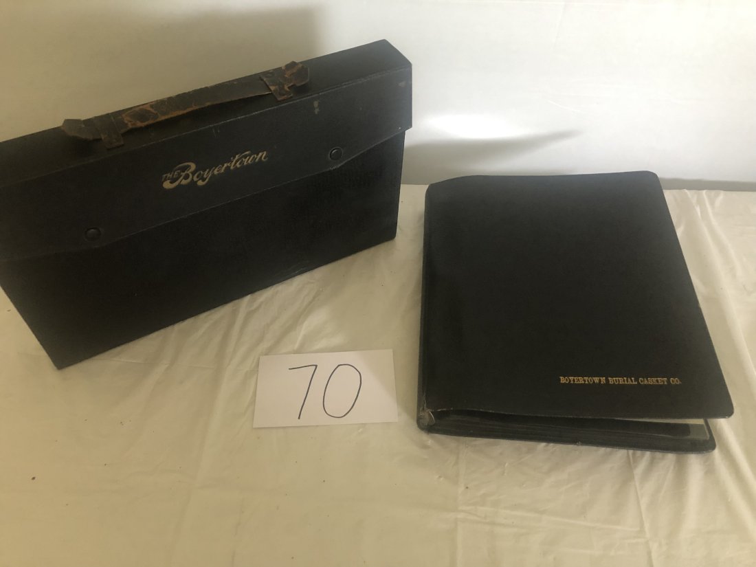 Boyertown Burial Casket Company Catalog & Case (1 of 3)